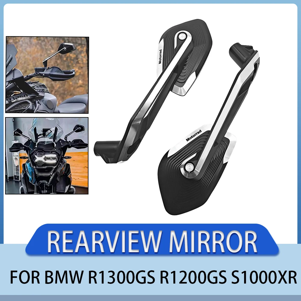 

Motorcycle Side Rearview Mirror, Adjustable Aluminum Accessory For BMW R1300GS 2024 R1200 1250 GS ADV F900R G310GS S1000XR