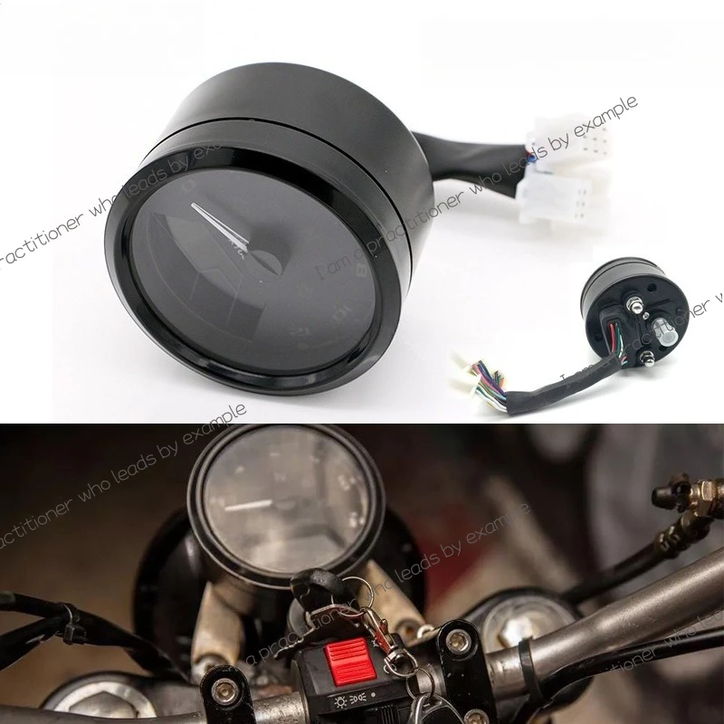 

Motorcycle retro meter mechanical meter LCD odometer tachometer speedometer LCD oil meter
