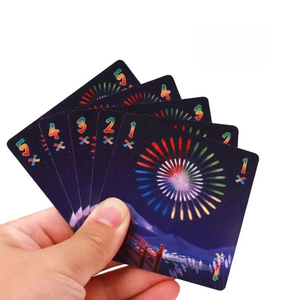 أطلق العنان على الممتعة مع لعبة HANABI Card Board للمجموعات - سهلة اللعب، رائعة للحفلات!
