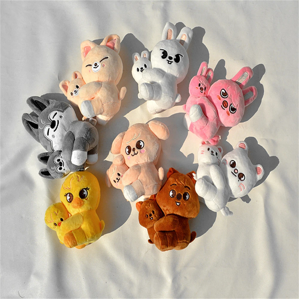 

Плюшевая игрушка HOT Skzoo Kawaii Staykids, новая магнитная кукла-подвеска SKZ, мягкая игрушка-животное, декор для комнаты, подарок для ребенка
