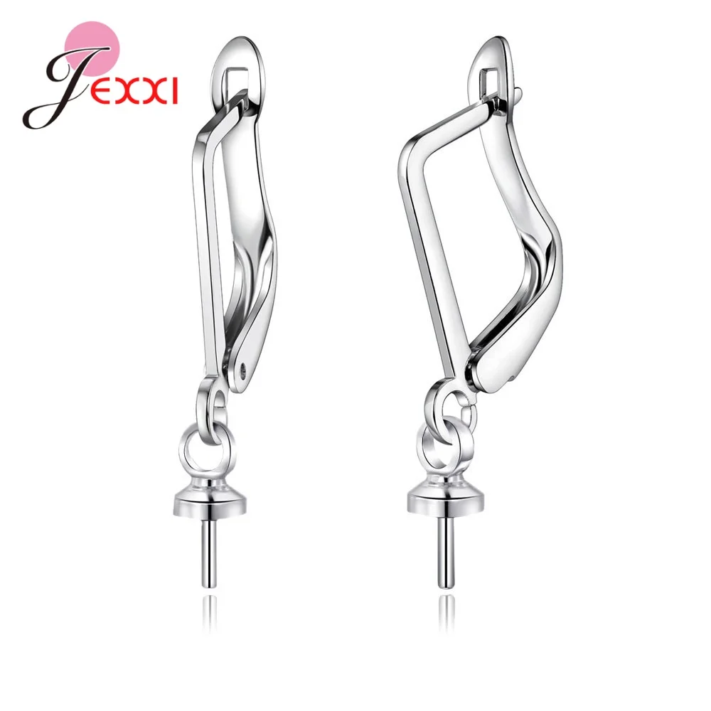 

10pcs/lot Earring Clasps French Hooks 925 Sterling Silver DIY Earring Findings Earwire Jewelry Making Accessories