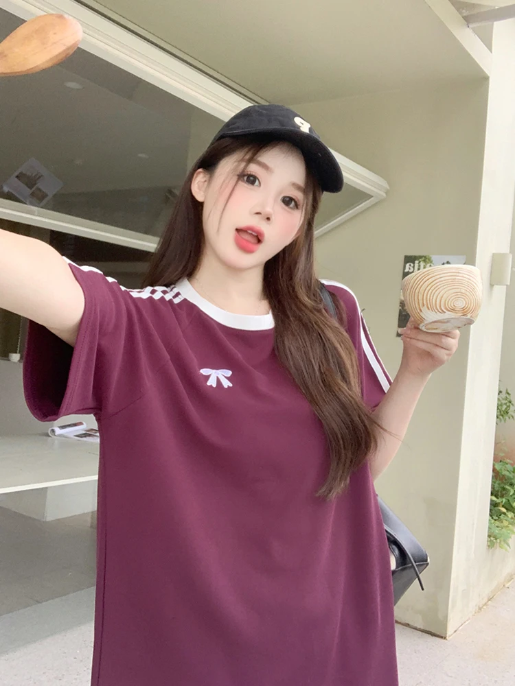 여름 스포츠웨어 세트 여성용 신상 슬림핏 루즈핏 운동복 캐주얼 투피스 세트 젊은 여성용 폴리에스터 원단