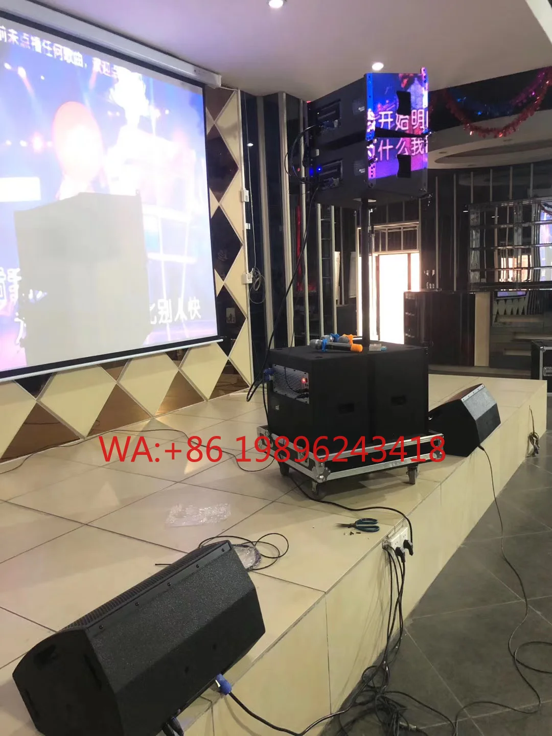 

TW-12 Double 10 Inch 2 Way Sound System Outdoor Event Compact Passive Active Line Array Speaker Sound System