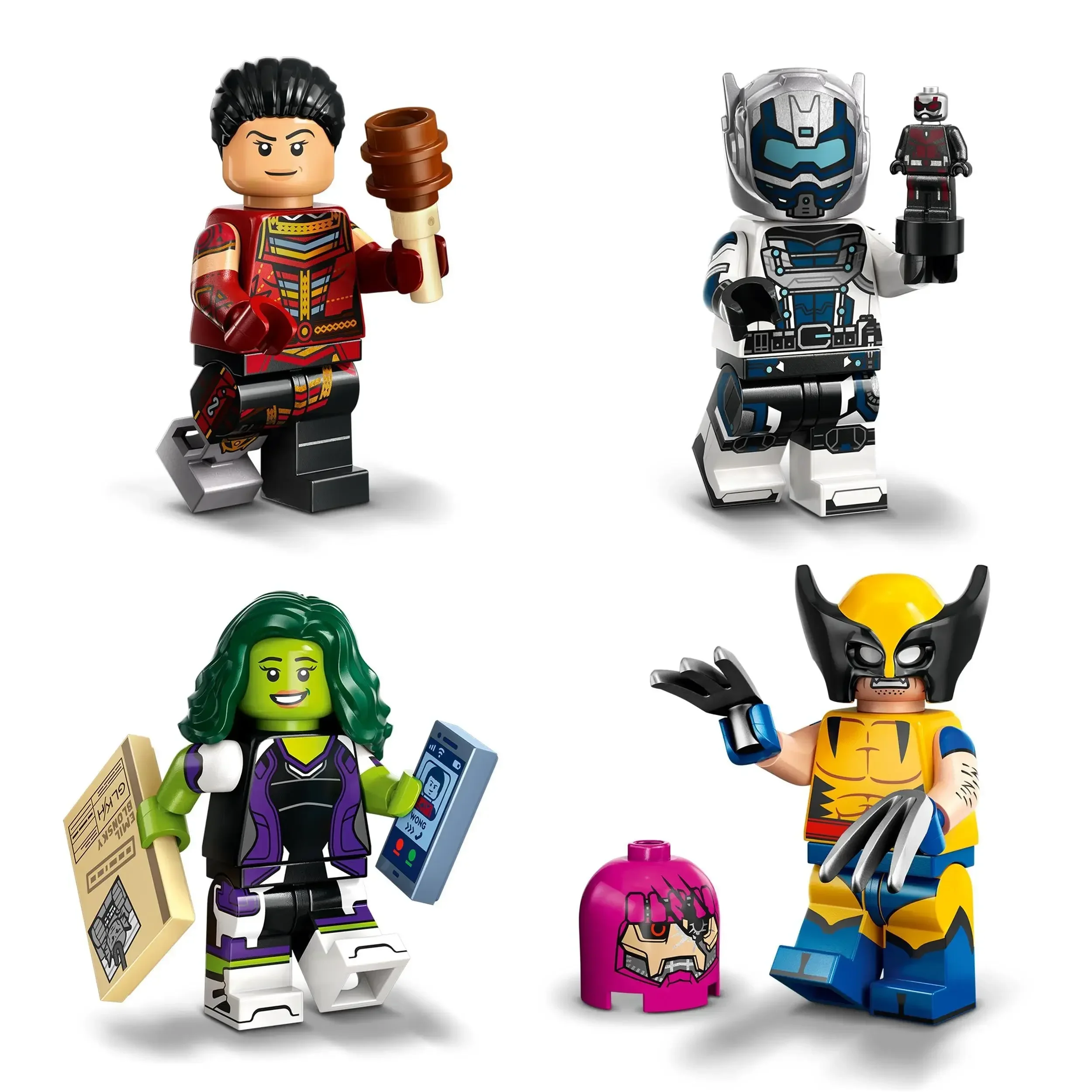 (1Piece Randomly,Only 1 Figure) LEGO Minifigures 71039 Marvel Series 1 of 12 Iconic Disney+ Characters To Collect Gift