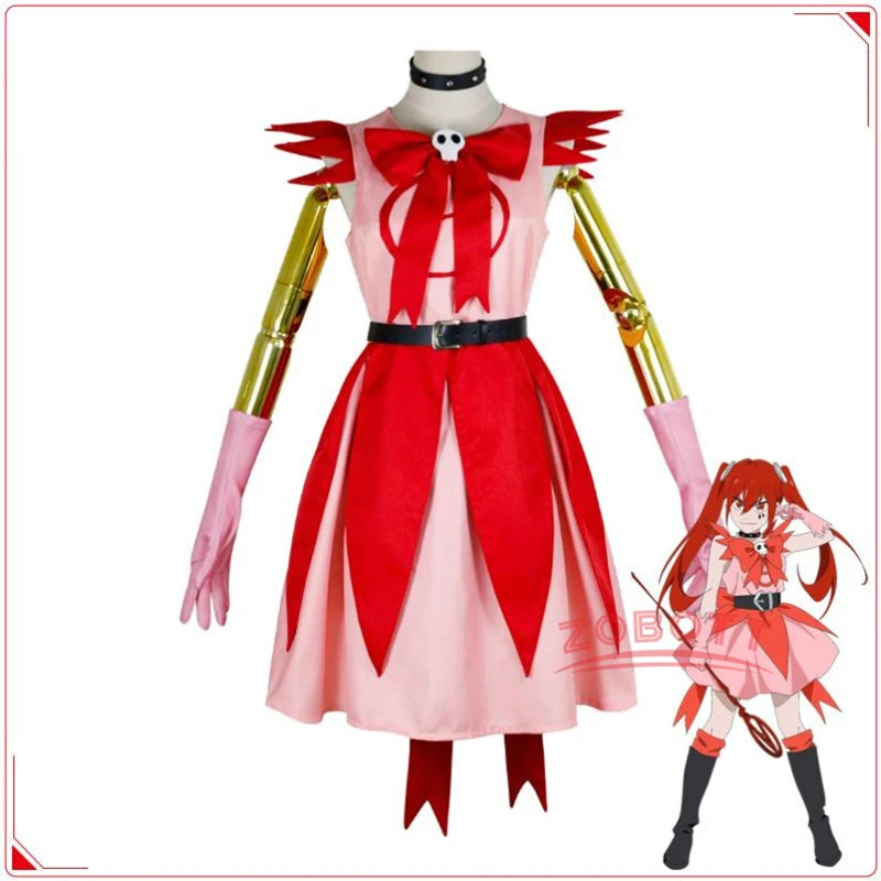 Anarchie Cosplay Jurk Anime Mahou Shoujo Magische Destroyers Cosplay Costme Vrouwen Uniformen Accessoires