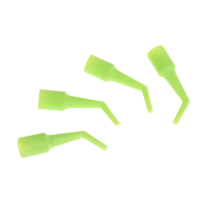 10Pcs aspiratore verde dentale testa del tubo della Saliva autoclavabile punte di aspirazione chirurgiche forti strumento per l'igiene orale