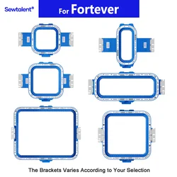 Fortever Halo100 HaloX FT 1501 1502 1503 1504 Embroidery Machine with Sewtalent Magnetic Mighty Hoop Embroidery Hoop MaggieFrame