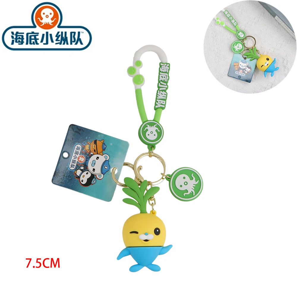 Original Octonauts Schlüsselanhänger Barnacles Kwazii Peso Dashi Inkling Tunip Shellington Tweak Taschenanhänger Niedlicher Autoschlüsselring Cartoon-Geschenk – Detail 13