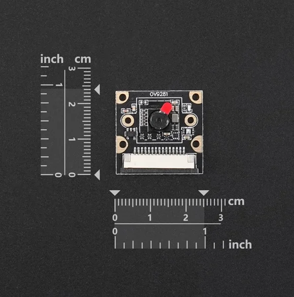 Raspberry Pi Global Shutter Camera Module OV9281 1MP Monochrome | 1280x800 | No Distortion for Fast Motion | Includes Cables