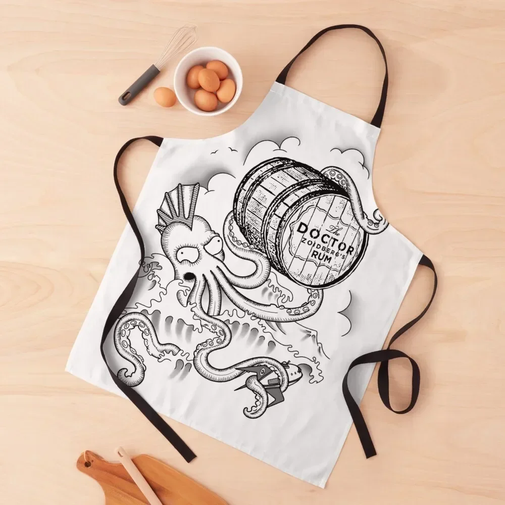 

the Kraken Apron For Cooking Waterproof Kitchen Woman Waterproof Apron