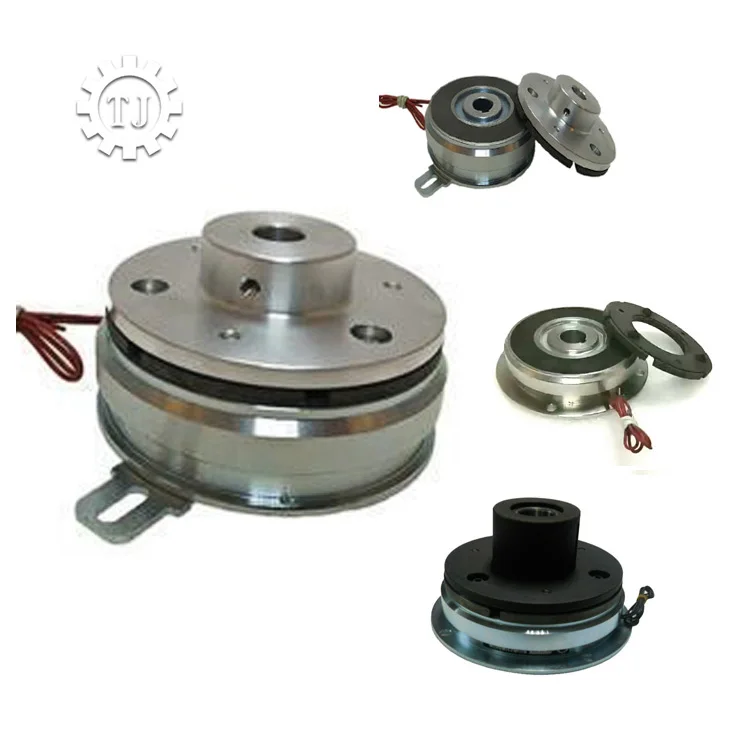 Single-Plate Dry Electromagnetic Clutch for Industrial Brakes for Printing Machines and Compressors