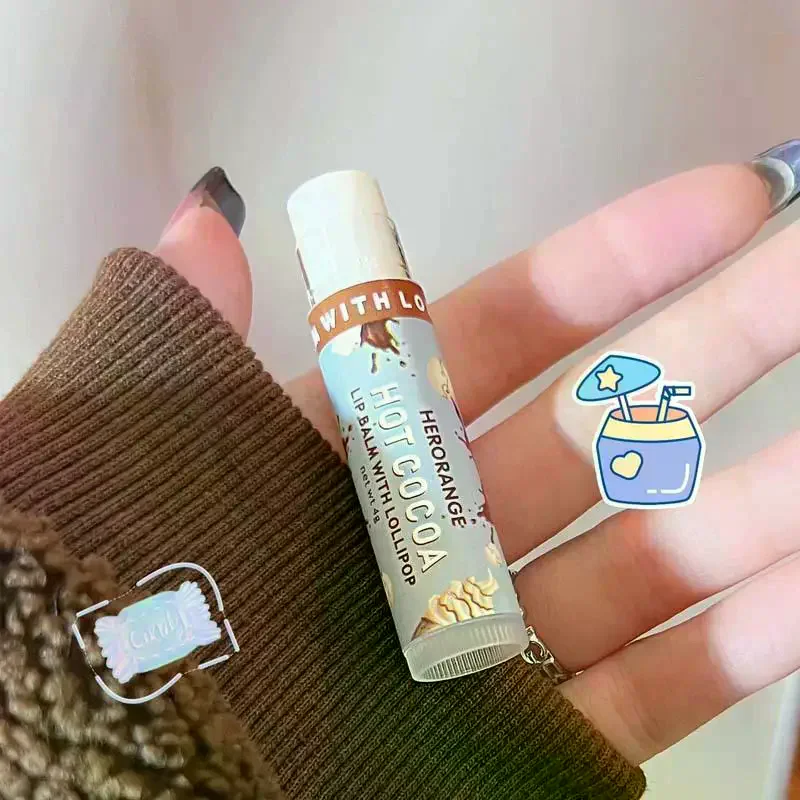 HERORANGE-bálsamo labial de frutas, mascarilla hidratante transparente para imprimación de labios, lápiz labial teñido de gelatina, aclara las líneas, cuidado de los labios regordetes, cosméticos de maquillaje