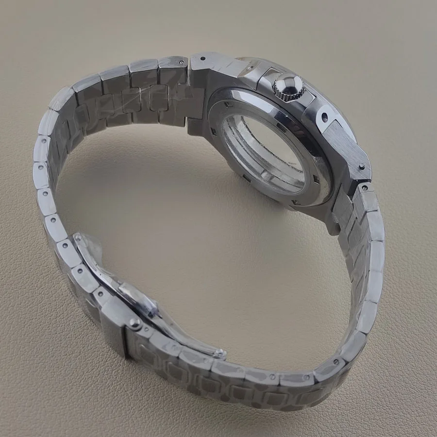 Accesorios de correa de reloj NH35, correa de acero inoxidable adecuada para NH35, NH36, 4R, 7S, correa de reloj de movimiento