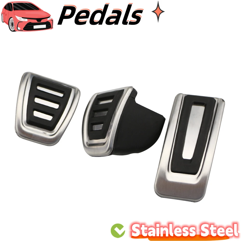 LHD Sport Pedals for Audi A4 B8 A6 A7 A8 S4 RS4 A5 S5 RS5 8T Q5 SQ5 8R Pedal Cover Fuel Brake Footrest Pads Auto Accessories