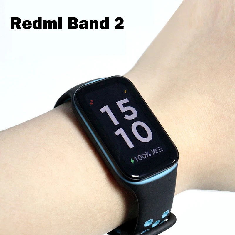 Silicone Band For Redmi Band 2 Belt Strap Wristband Bracelet for Xiaomi Redmi Band2 Replacement Smart Watchband Correa NEW Items