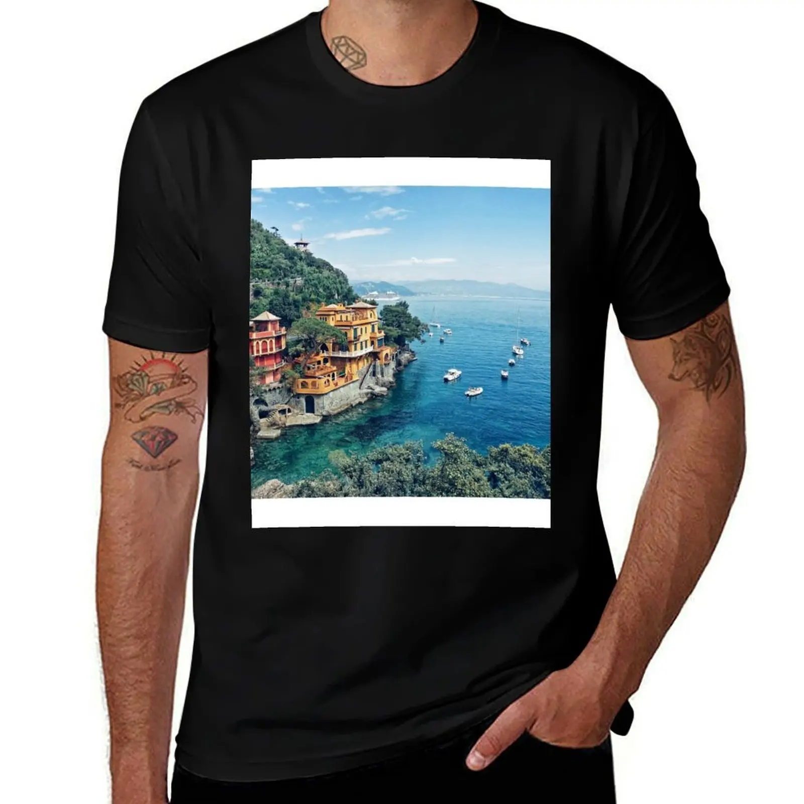 Portofino, Italy T-Shirt t shirt man casual essential t shirt funny t shirts dark humor T-shirt