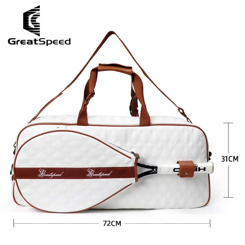 Greatspeed Sport Tennis Paddle Backpack Squash Badminton Racket Bag Padel Racquetball Carrying Handbag for Men Women Sports Bags