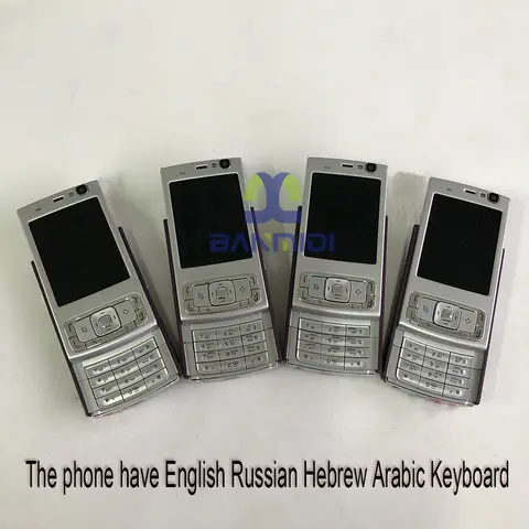 Original N95 Old Used Mobile Cell Phone 5MP Arabic Russian Hebrew Keyboard for Option.Symbian Smartphone Unlocked