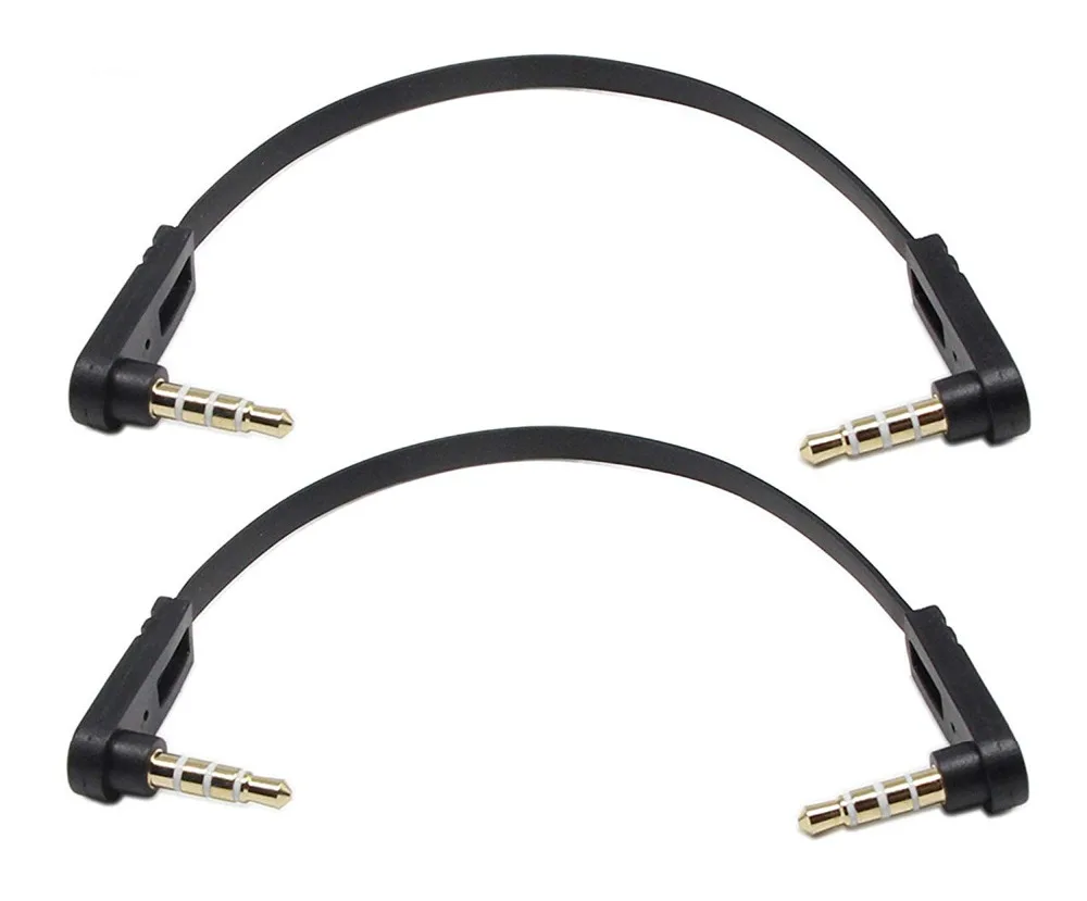 3.5mm Stereo Plug/Male to Right Angle 4-pole 1/8\
