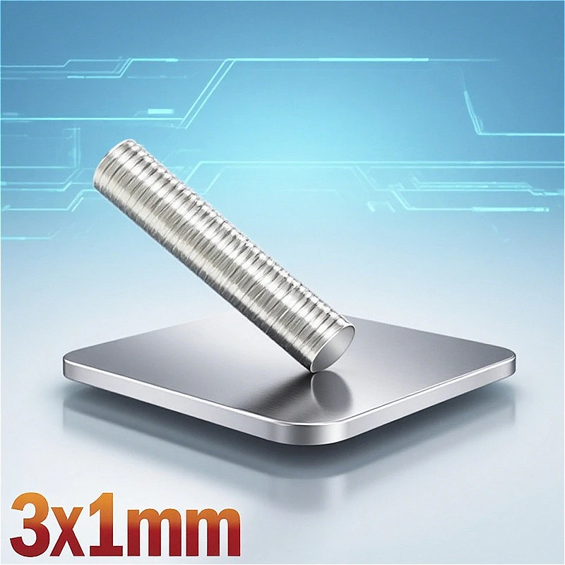 Mini Small Round 3x1mm Magnet 100/500/2000/5000pcs 3*1mm Accessory for Craft Model Science Fridge Office Refrigerator Whiteboard