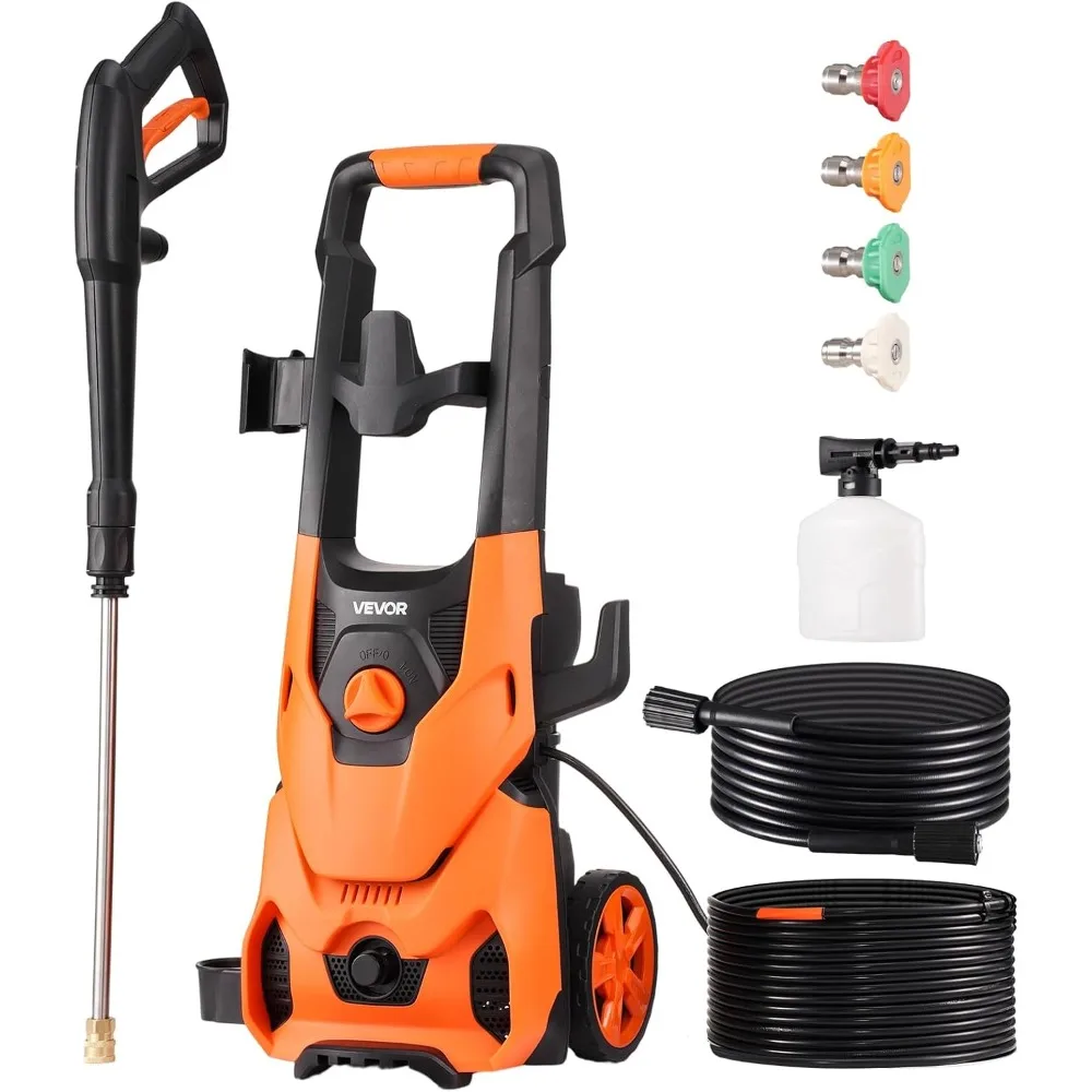

Electric Pressure Washer, Max 4200 PSI and 2.8 GPM, High Power Pressure Cleaning Machine with 4 Quick Connect Nozzles and a Foa