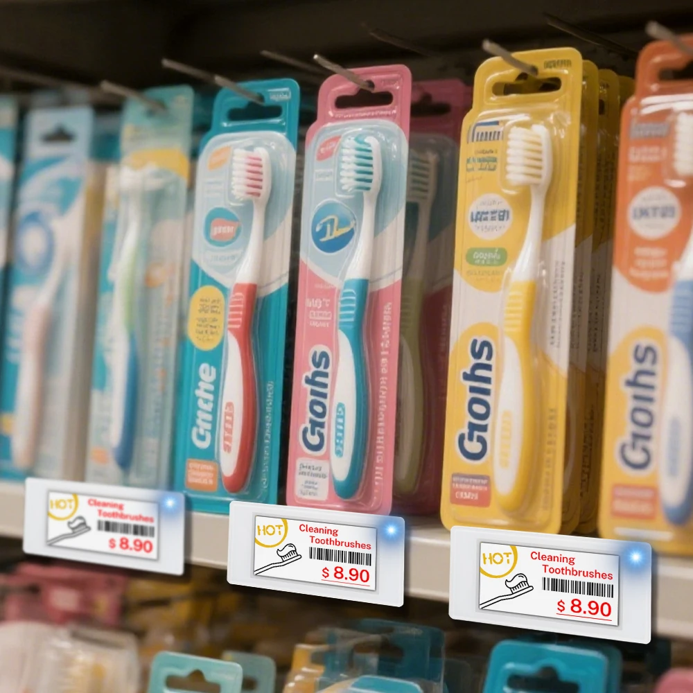 

2.13 Inch Display Price Tag ESL System E-ink E-paper Price Label Electronic Shelf Label for Retail