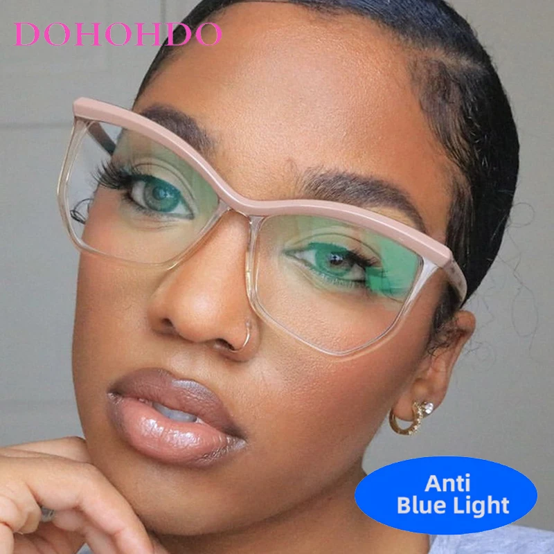 

Trending Designer Brand Cat Eye Optical Women Men Anti-Blue Light Eyewear Computer Office Work Protection Eyeglasses Lentes Очки