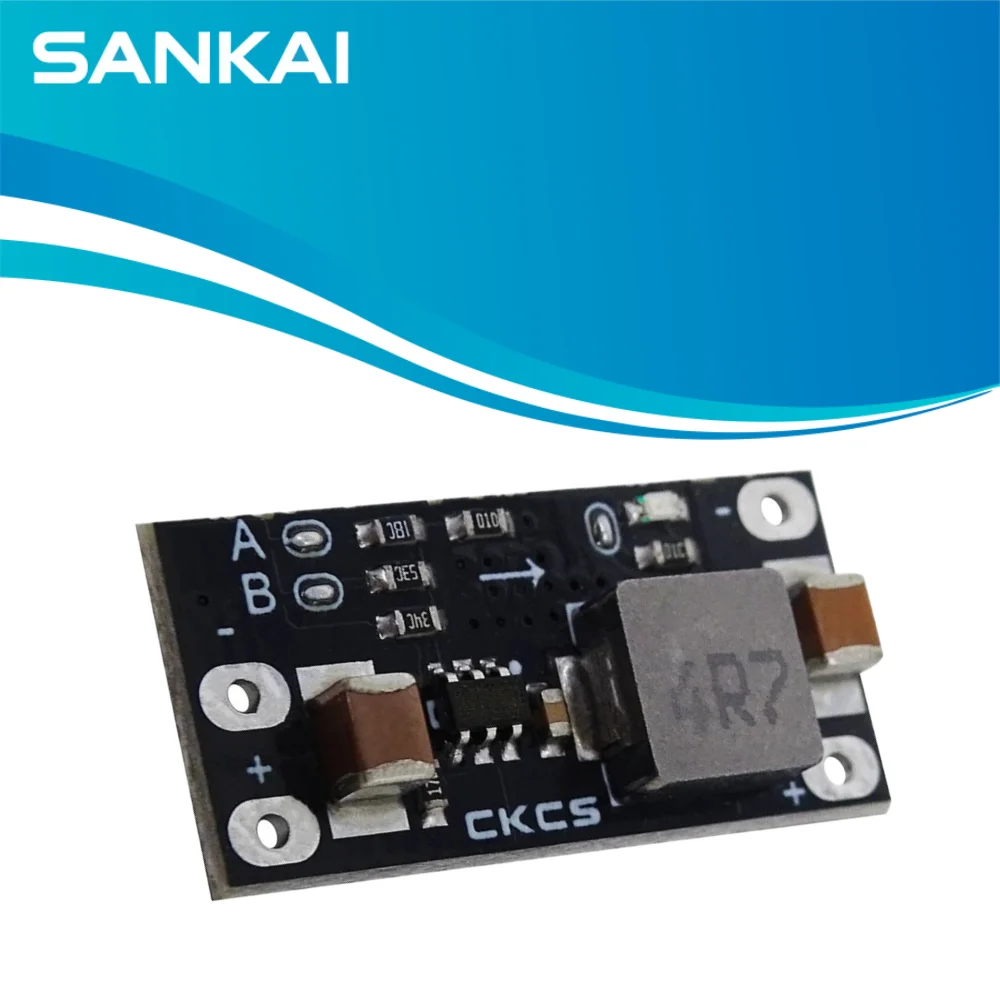 50Pcs CK1602M DC-DC Buck Converter 4.5-16V Input 2A Step-Down Module Fixed 3.3V/5V/7.3V/9V