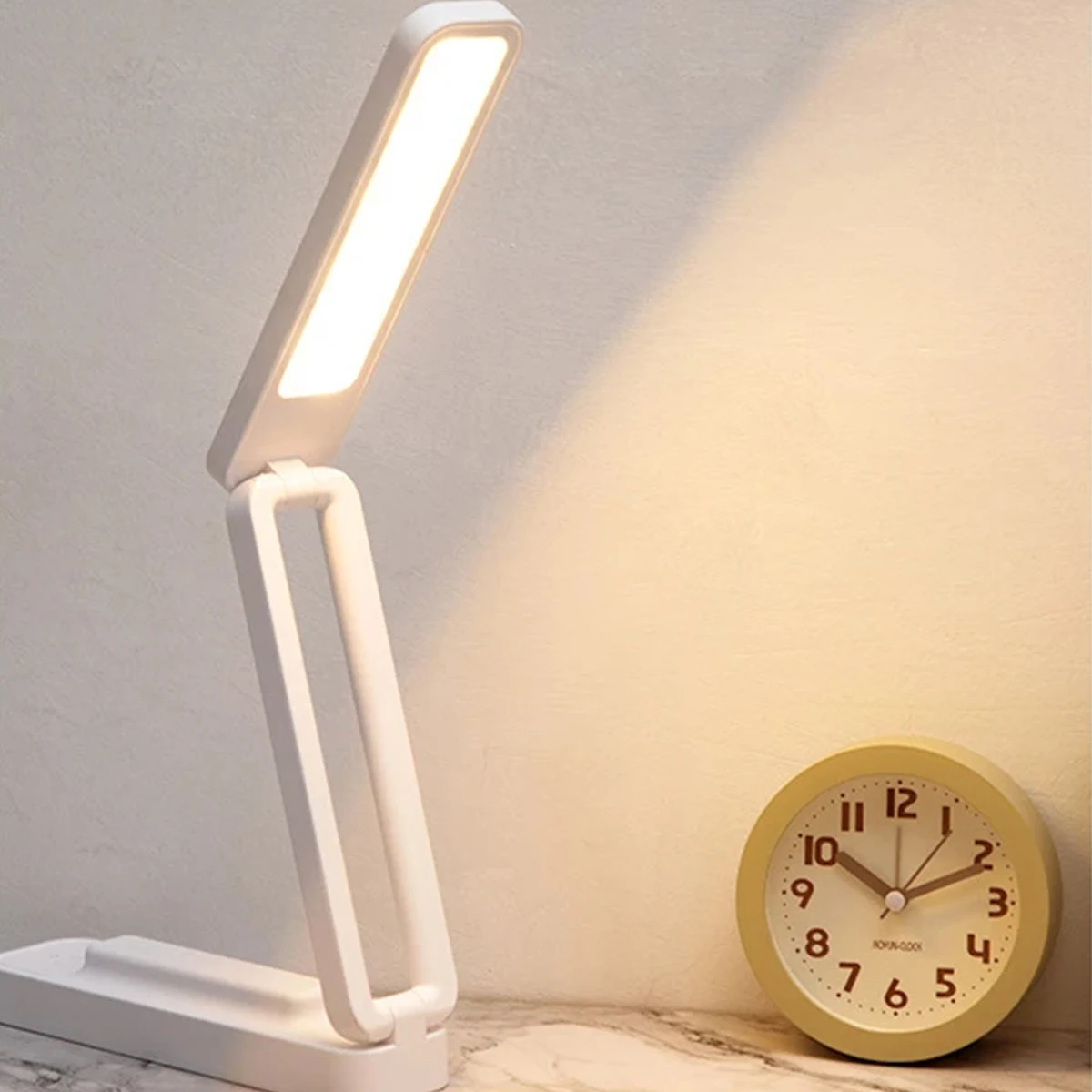 

Led Desk Lamp Usb Charging With Remote Control Three Color Temperature Touch Sensor Stepless Dimming Folding Desk Lamp