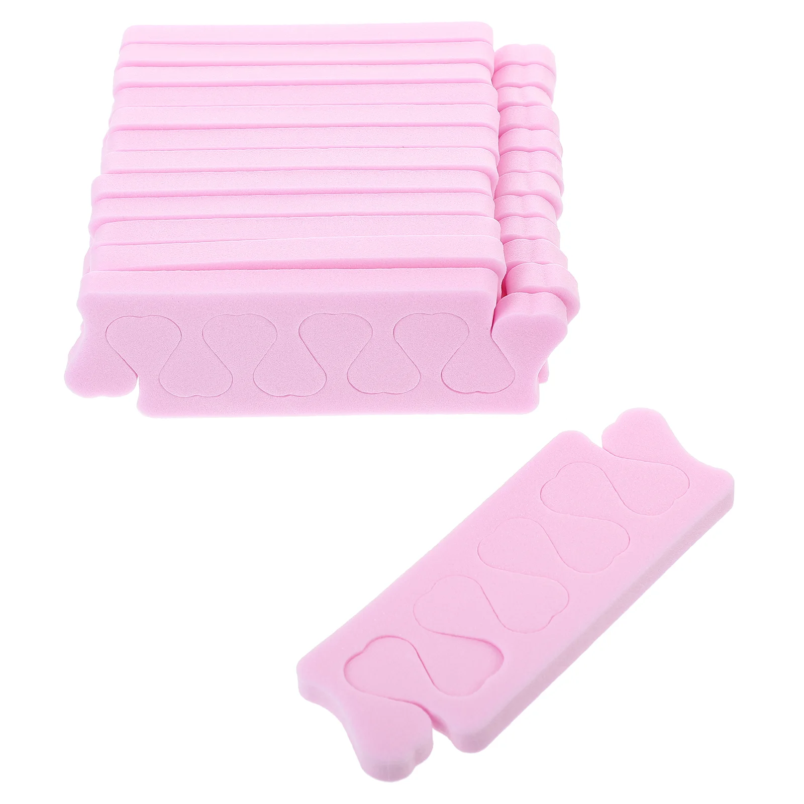 100 Pairs Disposable Sponge Toe Separator Foot Finger Nail Tools Polish Protector Cover Man Women's