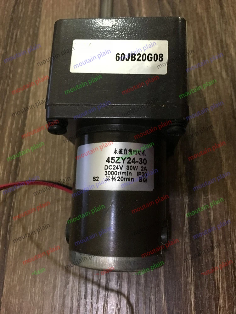 Deceleration DC Motor motor to  Motor 3000 RMP  45ZY24-30 / 60JB20G DC gearmotors 24V