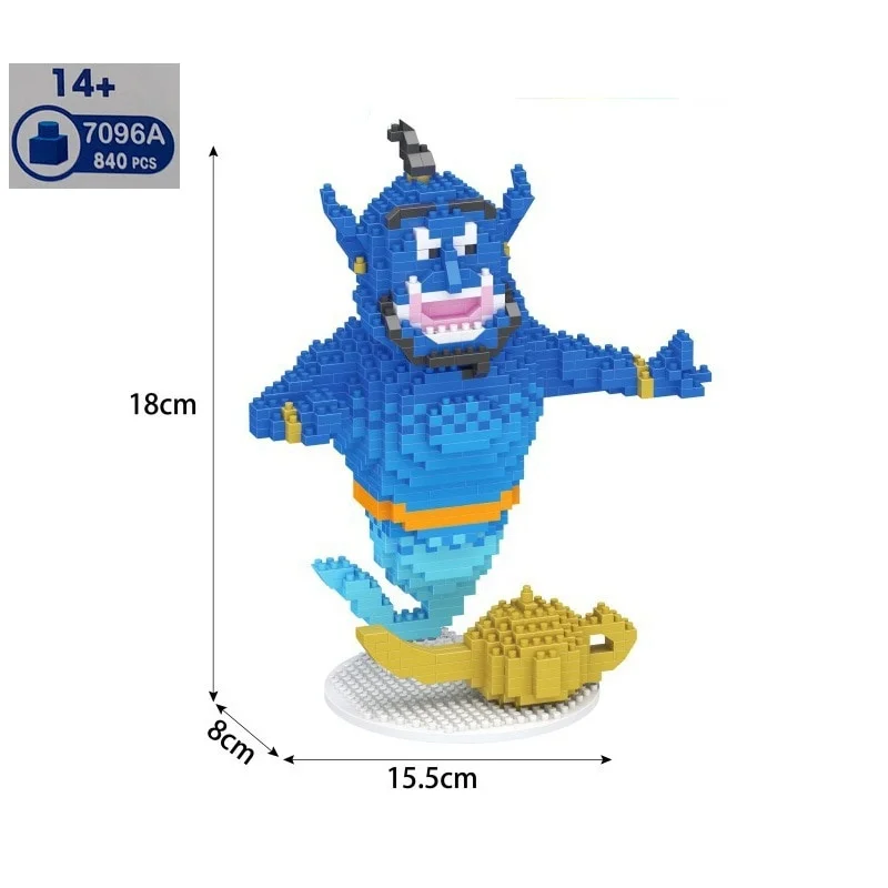 

Mini Blocks Cartoon 7096a Toy Fairy Story Character assembly Educational Intelligence Brick for Children Gifts Kids Present
