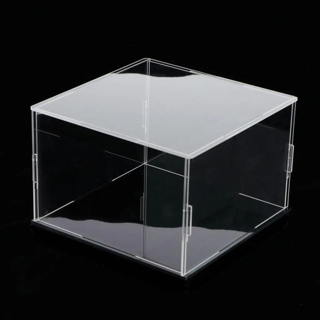 透明アクリルディスプレイボックス防塵フィギュア玩具モデルケース 10x25x15cm