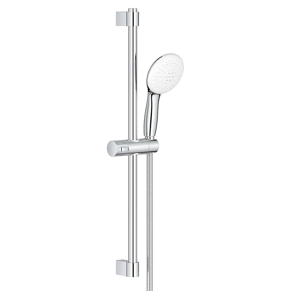 

Allexpresk26077002 Tempesta 24-Inch Shower Rail Set, 2-Spray, Round, 1.5 GPM, StarLight Chrome