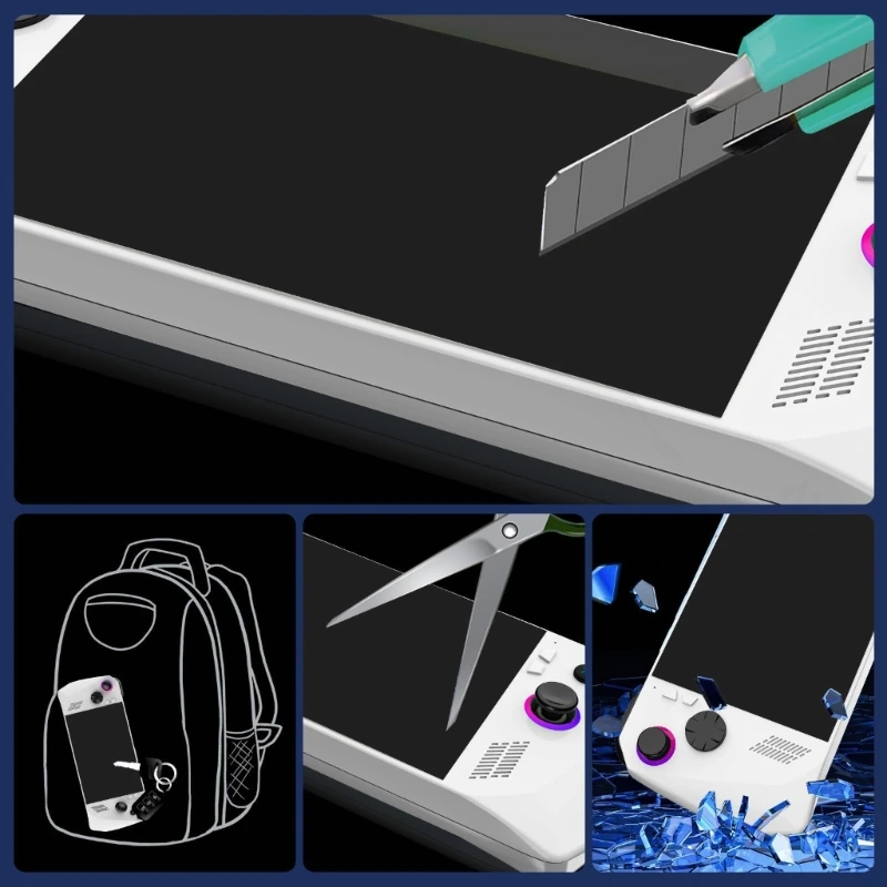 SZYA Gaming Handheld Screen Defender Защитная стеклянная пленка, подходящая для игр