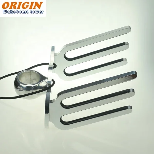 ORIGIN Aluminium Wakeboard Tower Rack Polished Fit Vertical  Horizontal  Slant Tube Wakeboard Rack