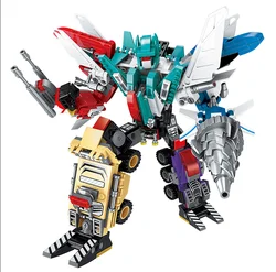 Multiple play methods robot Compatible with brand Transformer Robot Models Building Kits Blocks Toys Hobby Hobbies For Boys