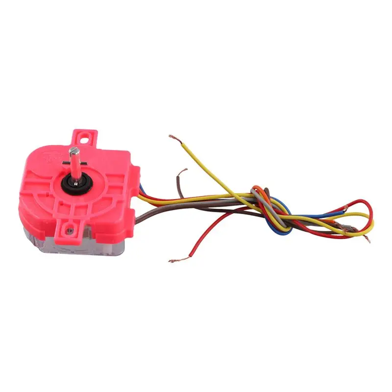 N10R-Universal Washing Machine Parts Timer With 6 Wires 220V 3.5A DXT15SF-G Install Distant 6.5-7.5Cm