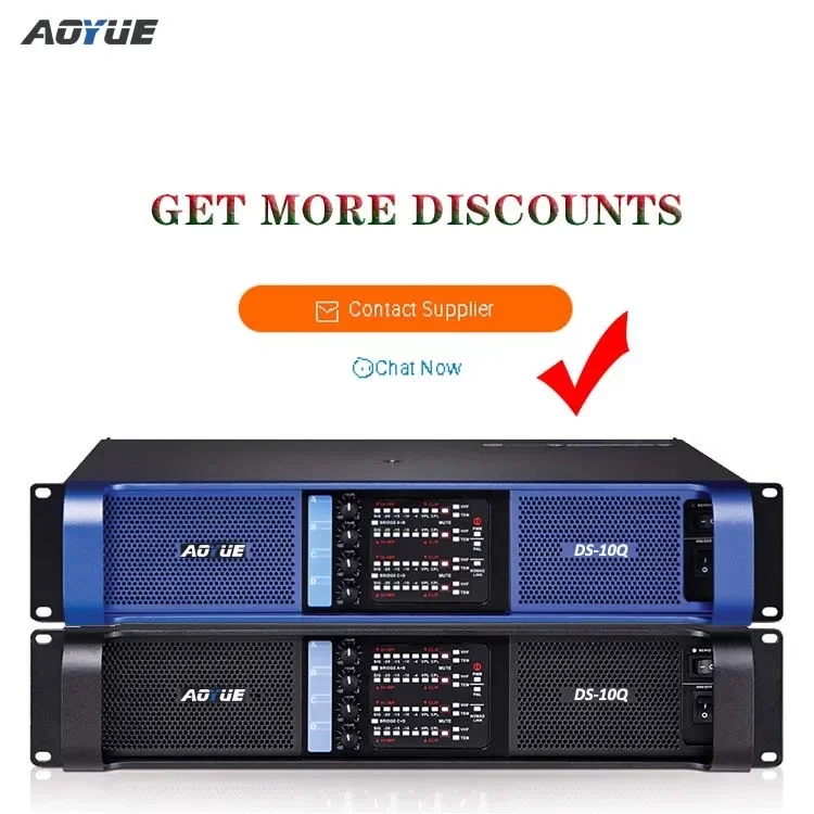 

Aoyue DS-10Q 2000 Вт двойной 15-дюймовый динамик звуковое оборудование динамик аудио усилитель мощности профессиональный