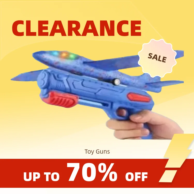 Clearance_Catapult Foam Plane Gun Fire 야외 스포츠 손 던지기 비행 글라이더 장난감 소년 GGirls_지속적인 업데이트