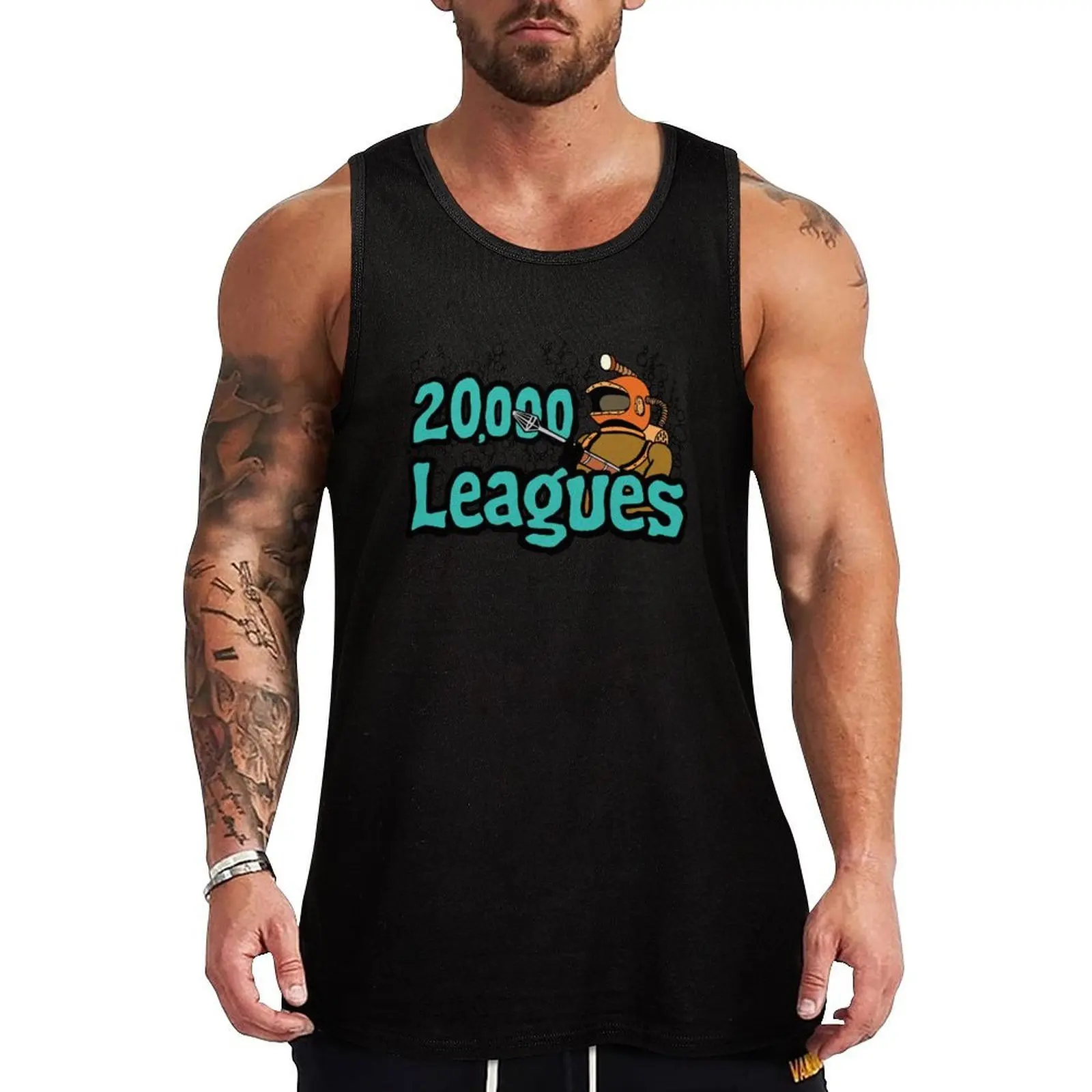 20,000 Leagues Under The Sea Tank Top Urban Street Tank Top Casual Sleeveless Shirt
