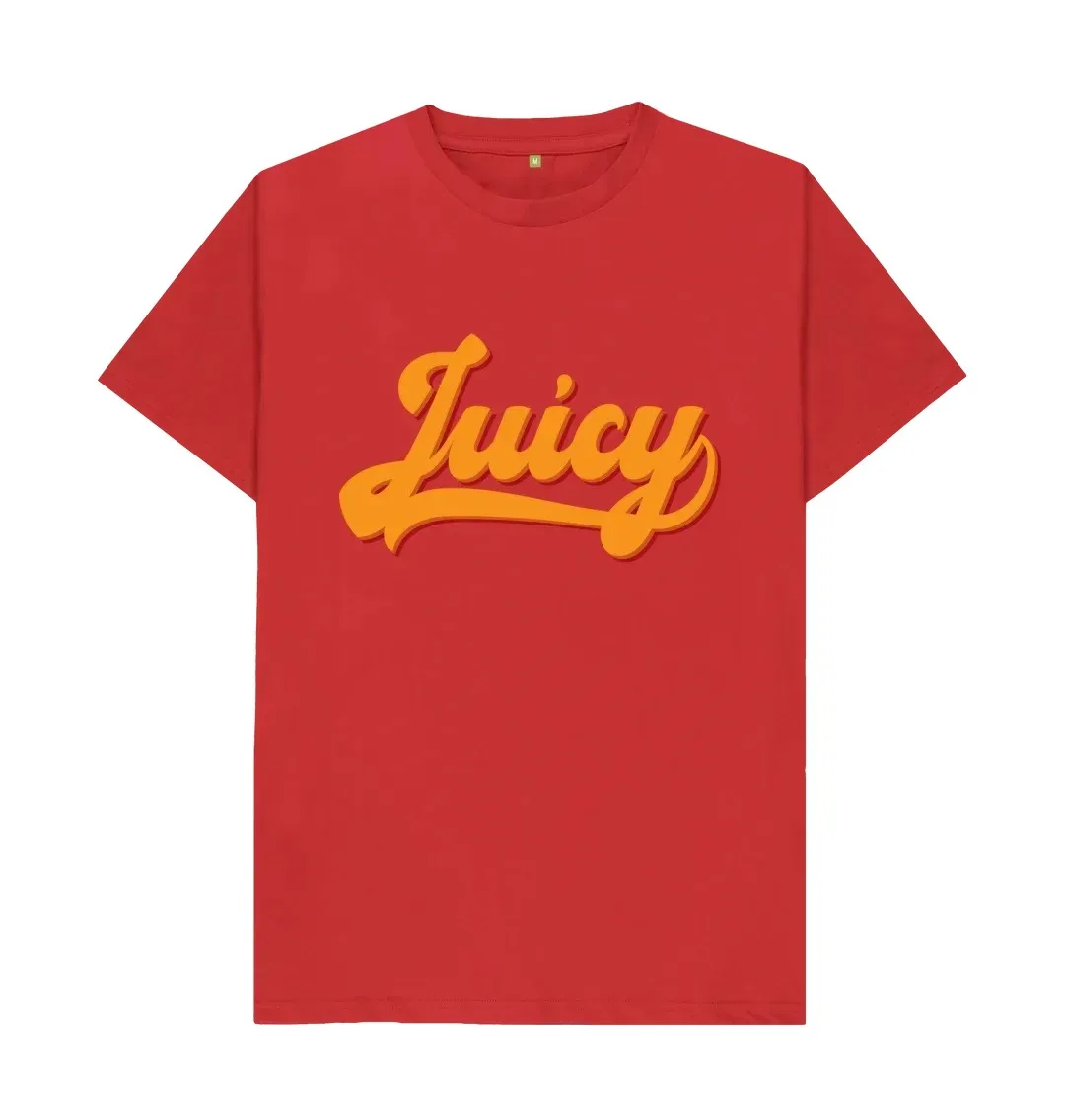 JUICY T SHIRT Minimalist trendy printed T-Shirt Close fitting breathable trendy T-Shirt Fashionable, trendy, romantic T-Shirt