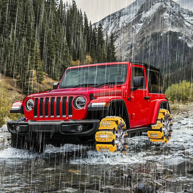 Cadenas de nieve para camiones, cadenas de nieve antideslizantes para cadenas de neumáticos SUV para coches/SUV/camiones de recogida, cadenas de seguridad para nieve, hielo y barro