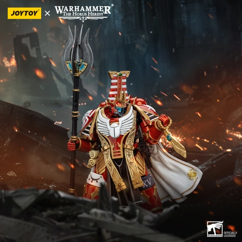 [NA STANIE] JOYTOY Warhammer The Horus Heresy 1/18 Figurki Akcji Thousand Sons Legion Librarian Consut Model Prezent Zabawka
