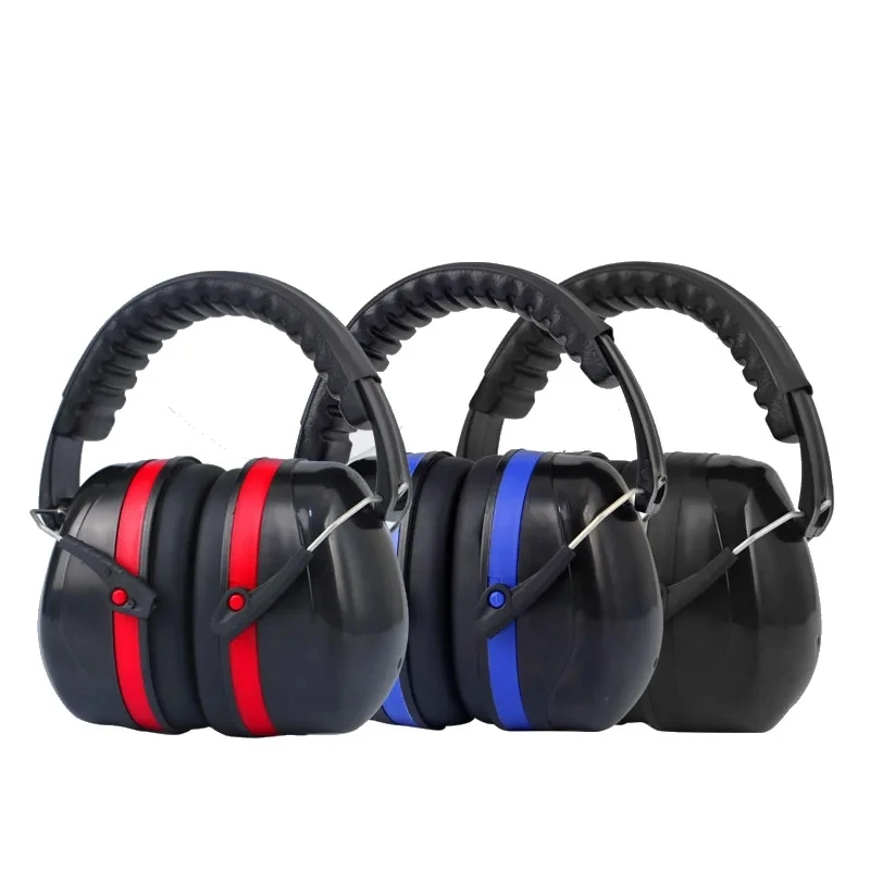 Adjustable High Quality SNR-35dB Foldable Ear Protector Anti-Noise Head Earmuffs Work Study Shooting Drumming Hearing Protection