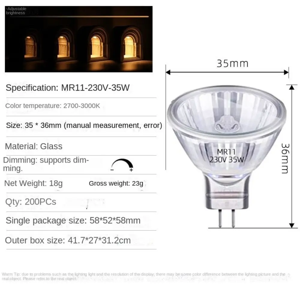 Home reptile heating spotlight GU10 dimming Minimalist spotlights MR16 spot lamps Melting wax light source Reptile heating