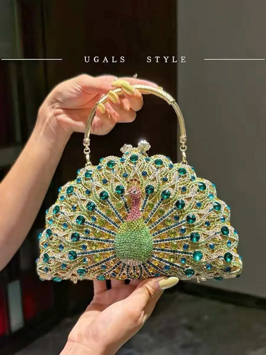 

Элегантная дизайнерская вечерняя сумка с блестками и кристаллами, клатч для женщин, украшенный стразами, для свадеб и вечеринок.