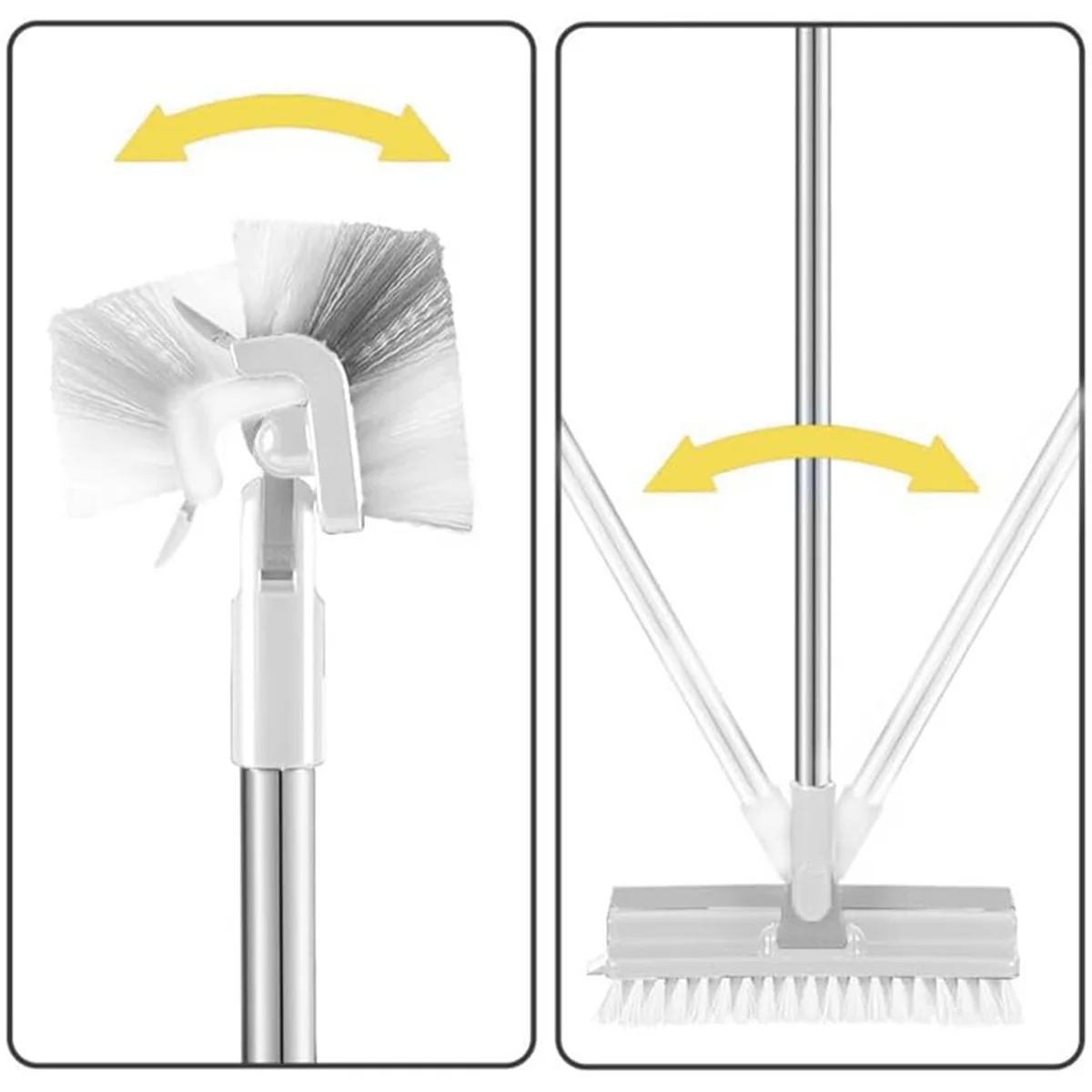 

Long-Handled Floor Brush, Multi-Functional Scraping and Cleaning Brush, Cleaning Without Blind Spots BlueJAS