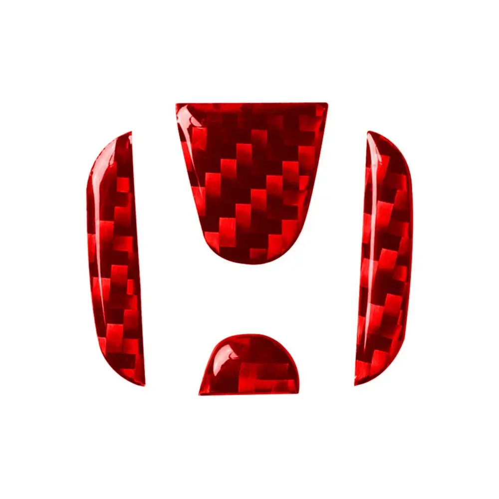 Carbonfaser-Aufkleber, Logo für das Lenkrad, Schutz- und Dekorationsartikel für das Innenraumdesign von Honda Civic, DIO, CR-V, Fit, Accord und Odyssey. – Detail 2