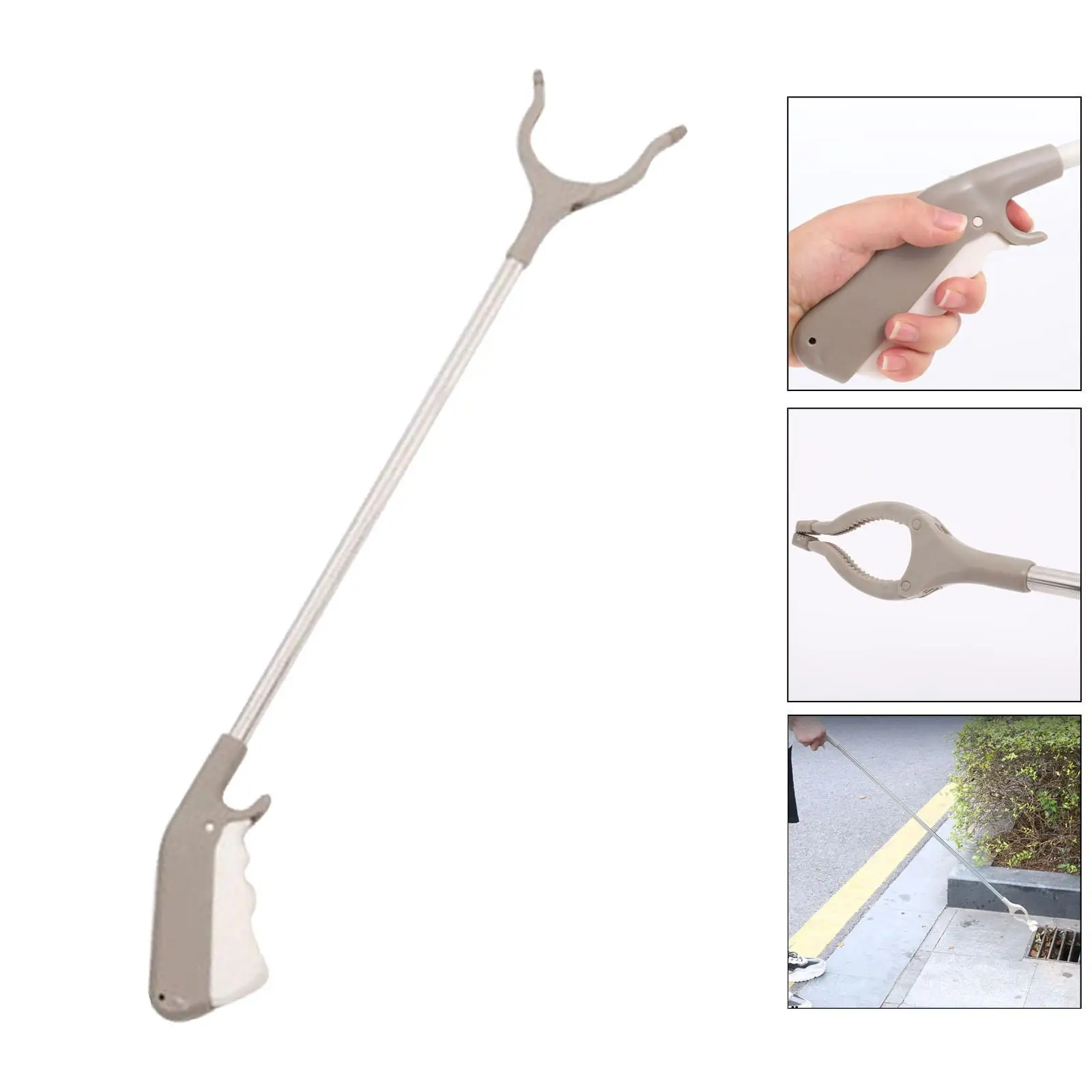 Short Handled Trash Litter Picker Garbage Garden Arm Waste Collection